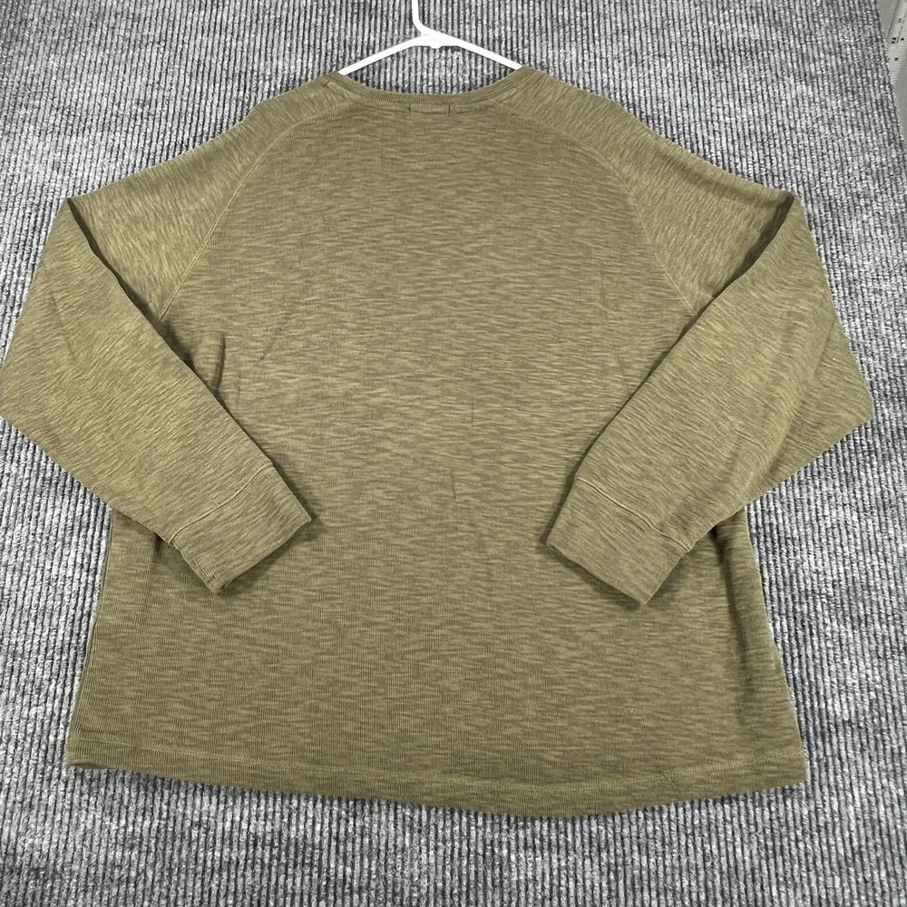 Banana‎ Republic Mens Sweater 2XL XXL Green Long Sleeve Lightweight Warm Soft
